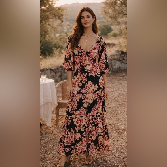 Anthropologie Dresses & Skirts - Anthropologie Blossom floral Maxi Dress